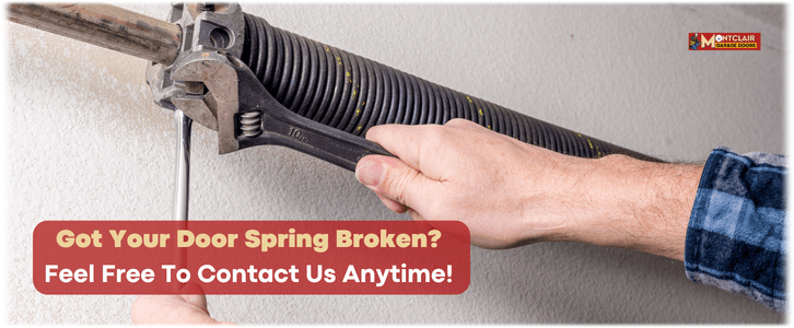 Broken Garage Door Spring Repair Montclair CA (909) 256-2679